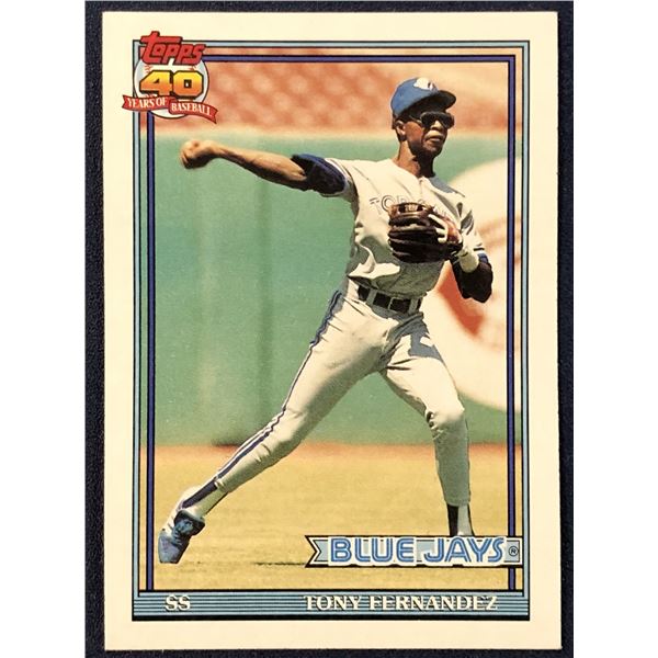 1991 TOPPS TONY FERNANDEZ