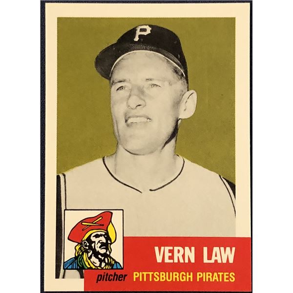 1991 TOPPS ARCHIVES (1953) - VERN LAW