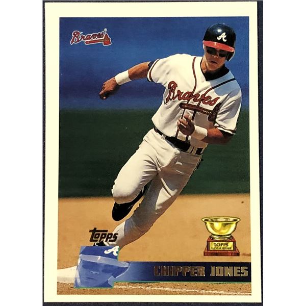 1996 TOPPS CHIPPER JONES (HOF) ROOKIE CARD