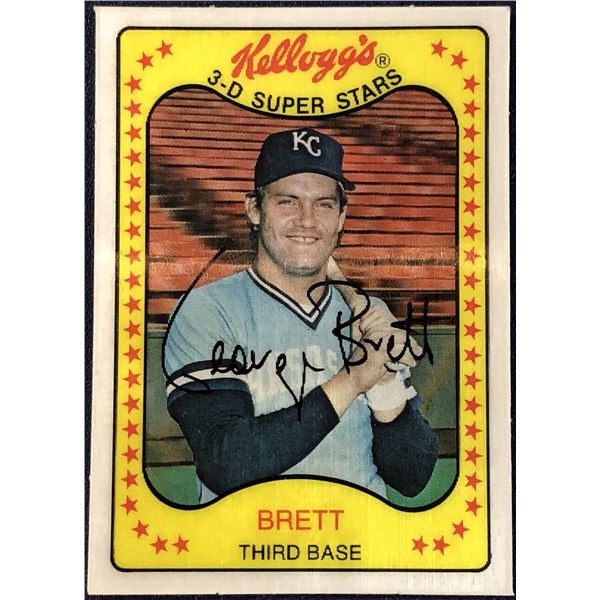 1981 KELLOGGS 3-D GEORGE BRETT (HOF)