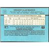 Image 2 : 1988 DONRUSS GREG MADDUX (HOF)