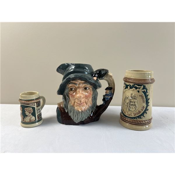 Stein Mugs Including Royal Doulton