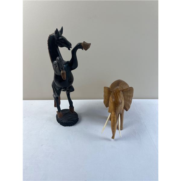 Wooden Animal Carvings
