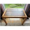 Image 1 : Danish Side Table with Tile Inlay