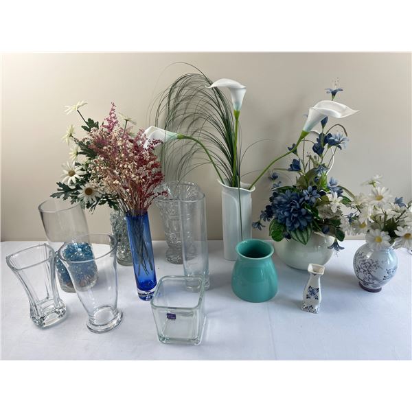 Decorative Vases & Faux Flowers