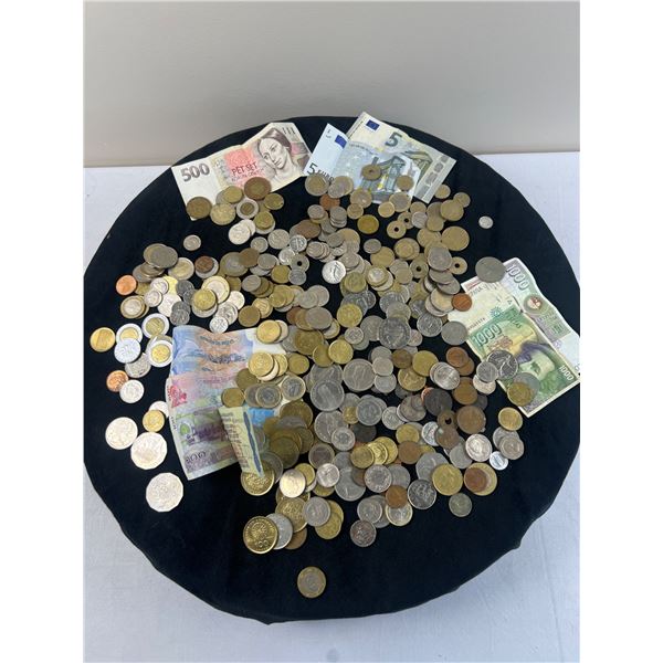 Assortment of international Currency