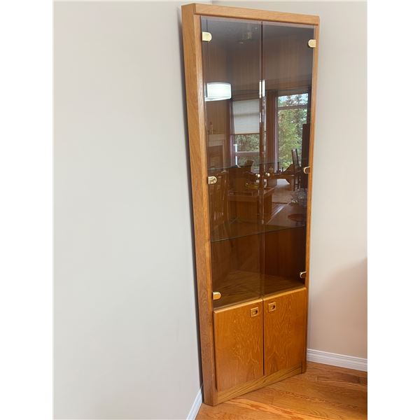 MCM Corner Curio Cabinet