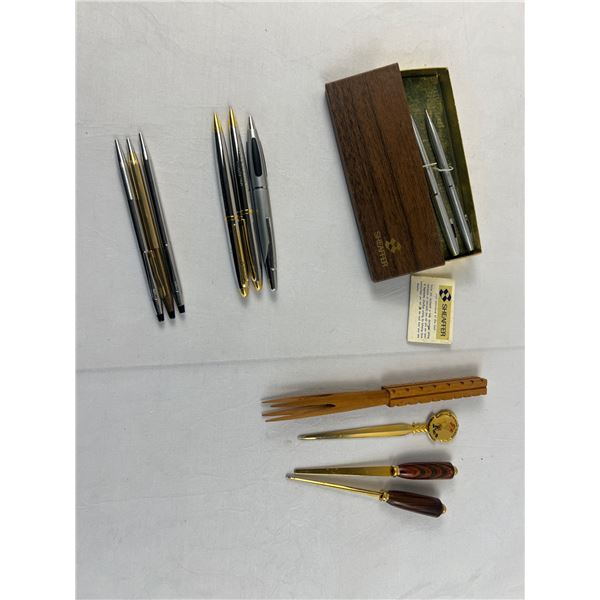 Collection of Pens and Letter Openers