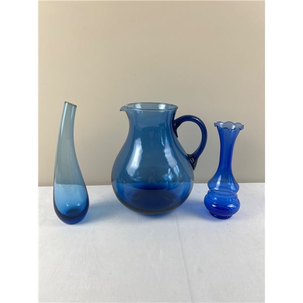 Blue Glassware