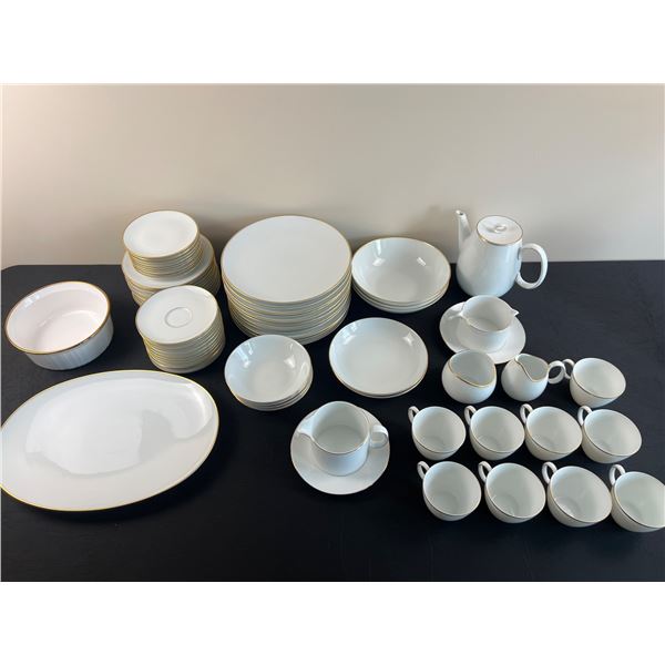 White & Gold Rimmed China