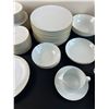 Image 3 : White & Gold Rimmed China