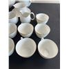 Image 5 : White & Gold Rimmed China
