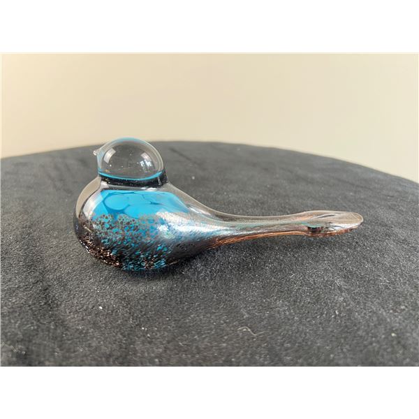 Blown Art Glass Bird