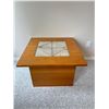 Image 1 : MCM Side Table with Tile Inlay