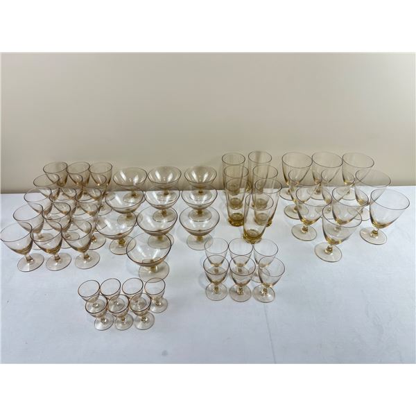 Tinted Glass Barware
