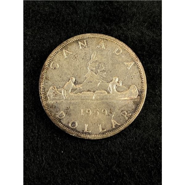 1959 Canadian Silver Dollar