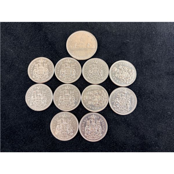 Canadian 50 Cent & Dollar Coins