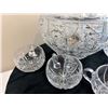 Image 3 : Crystal Punch Bowl Set