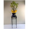 Image 1 : Potted House Plant & Stand