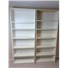 Image 1 : Pair of White Bookshelfs