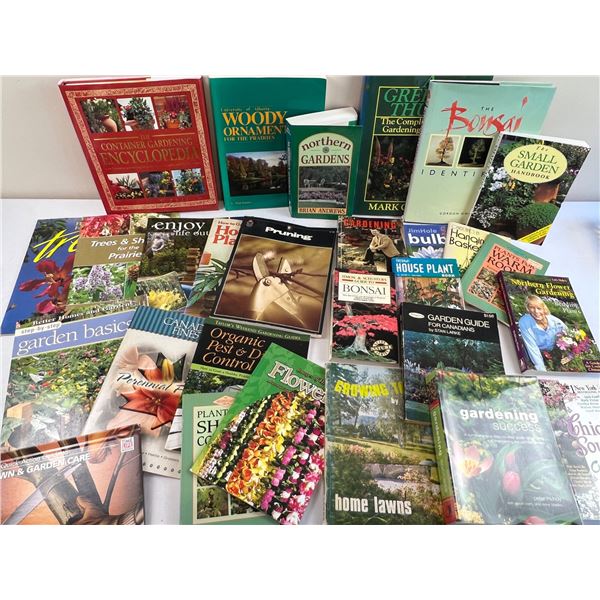 Assortment of Gardening Books