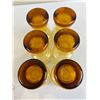 Image 5 : MCM Amber Glass Pitcher Set