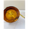Image 6 : MCM Amber Glass Pitcher Set