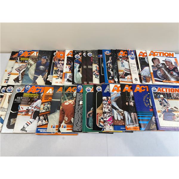 Edmonton Oilers Action Magazines