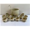 Image 1 : Pottery Punch Bowl Set