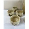 Image 2 : Pottery Punch Bowl Set