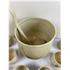 Image 5 : Pottery Punch Bowl Set