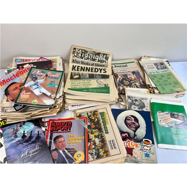 Collection of Newspapers & Magazines