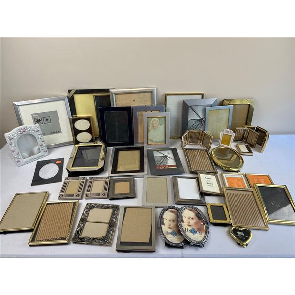 Large Assortment of Photo Frames