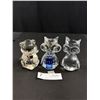 Image 1 : 3 Vintage Glass Animals (Handmade)