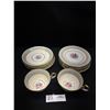 Image 1 : Nice Lot of Vintage Bone China Porcelan Aynsley Teacups and Saucers w/ Extra Plates