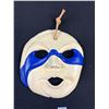 Image 2 : 2 Vintage Ceramic Decorative Face Masks Largest Being Approx 9" Tall