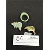 Image 2 : Nice Lot of Jade Pendants and Ring