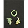 Image 3 : Nice Lot of Jade Pendants and Ring
