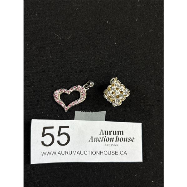 2 Collectable Pendants Cubic Zarchonean Dice