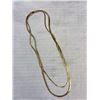 Image 5 : Very Nice Lot of 2 Gold Plated Multi Strand Necklaces