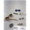 Image 4 : Nice Lot of Vintage Earrings Pins Etc