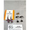 Image 4 : Nice Vintage Lot of Silver Tone Necklaces and Earrings