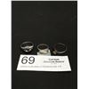 Image 1 : Nice Lot of 3 Sterling Silver Ladies Rings