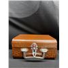 Image 4 : Vintage Leather Jewelry Box Full of Bags of World Coins and WW2 Bank Notes