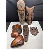 Image 1 : Nice Lot of Vintage Decorative Masks and Wall Plaques