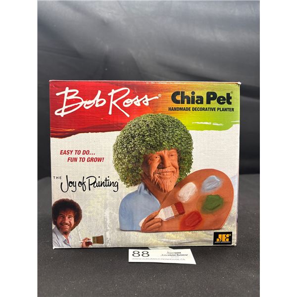 Bob Ross Chia Pet Still in Original Box