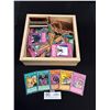Image 1 : Large Lot of Yugion Cards In Wood Box