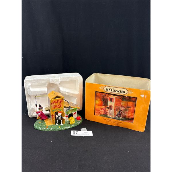 Snow Village Halloween Haunted House Sculpture