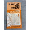 Image 4 : Airplane Navigation Tool Lot with Cover and Manual