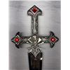 Image 2 : Nice Collectable Newer Skull in Cross Bones Dagger and Sheath